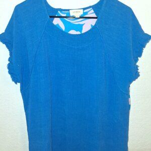 Umgee Floral Fringe Top Size M